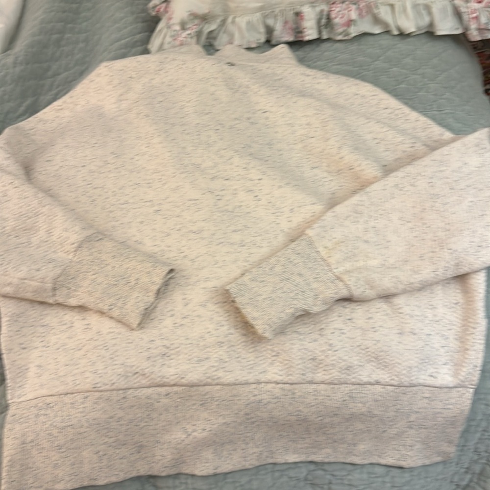 CALIA by CARRIE Underwood Cream Cowl Neck Sweater with Textured Knit - Picture 8 of 9